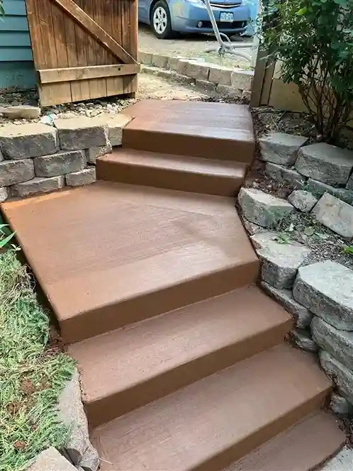 concrete steps